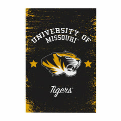 University of Missouri Wood Wall Sign, 16x24