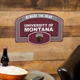 University of Montana USA Embossed Steel Wall Sign, 11" x 17"
