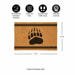 University of Montana Large One Color Coir Mat, 36"x24"