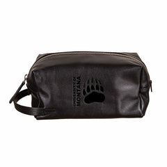 University of Montana, Embossed Toiletry Bag, Black