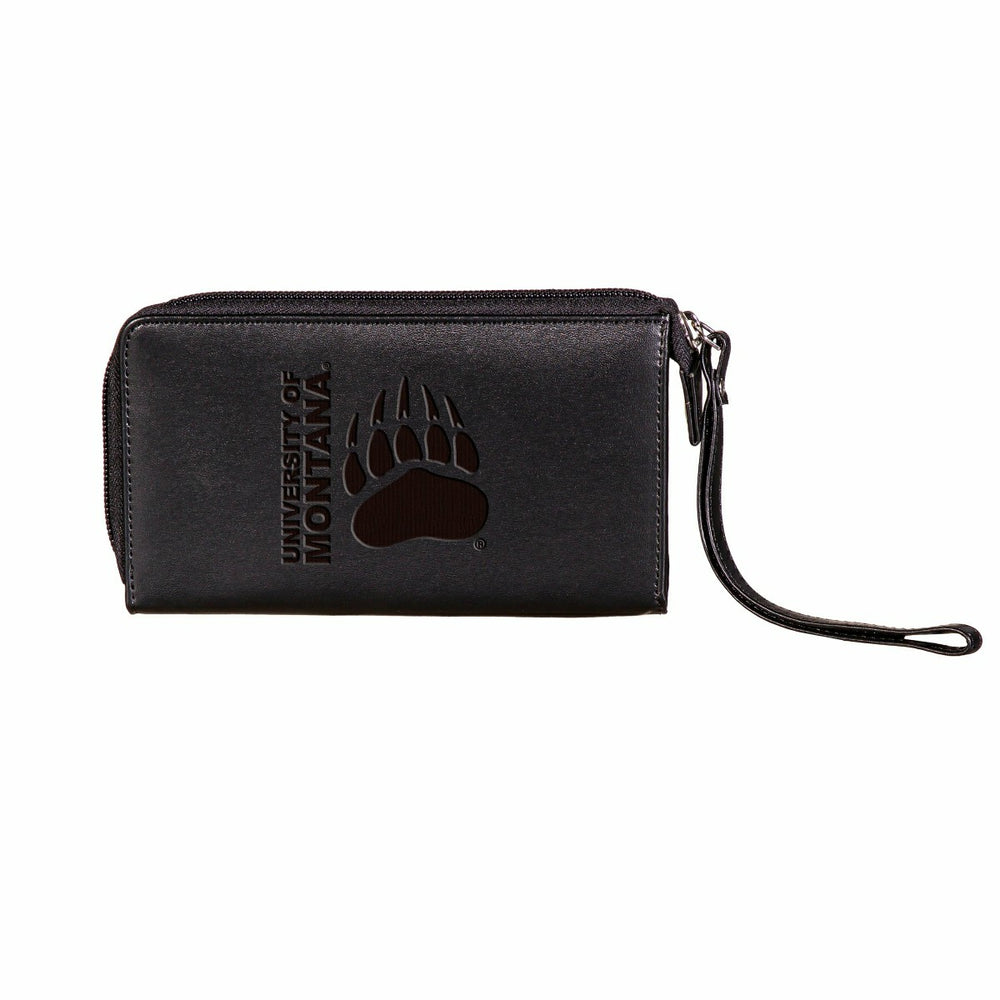Wristlet Wallet, Black, University of Montana