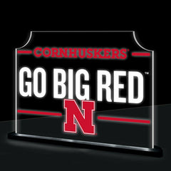 University of Nebraska College Rectangle Desklite LED Decor