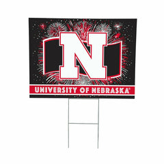 University of Nebraska Yard Sign, Patriotic