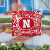 University of Nebraska Yard Sign, Holiday