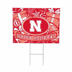 University of Nebraska Yard Sign, Holiday