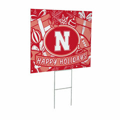 University of Nebraska Yard Sign, Holiday