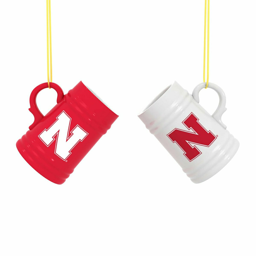 University of Nebraska Ceramic Mini Stein, 3oz, set of 2