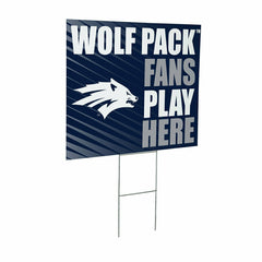 University of Nevada Coroplast Yard Sign "Fans Play Here"