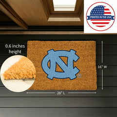 Coir Mat, 16"x28", University of North Carolina