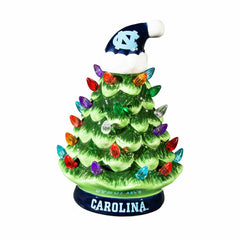 8" LED Ceramic Christmas Tree, University of North Carolina
