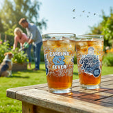 University of North Carolina 16oz Glass pint, Set of 2