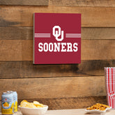 University of Oklahoma Wood Wall Sign, 12x12