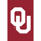 University of Oklahoma Applique House Flag