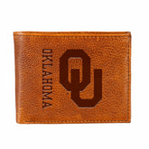 University of Oklahoma, Embossed 100% Genuine Tumbled Leather Passcase