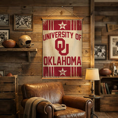 University of Oklahoma, Canvas Wall Tapestry, Medium, 36x24