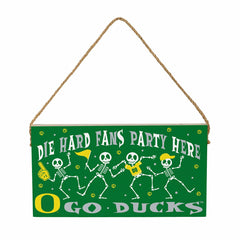 University of Oregon Halloween Wood Wall Sign, 6x11