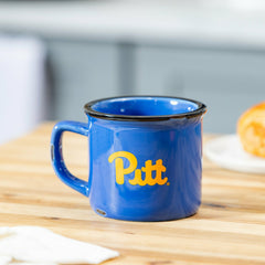 University of Pittsburgh Ceramic Camp Cup with Enamel Finish, 14oz
