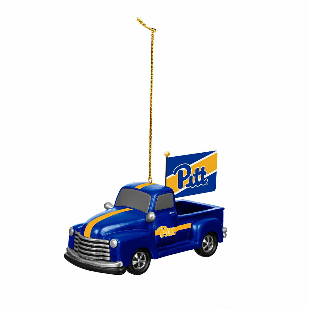 University of Pittsburgh Rally Truck Ornament, Set of 2