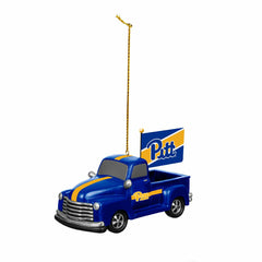 University of Pittsburgh Rally Truck Ornament, Set of 2