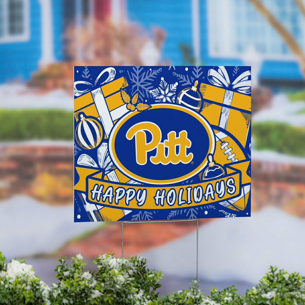 University of Pittsburgh Yard Sign, Holiday
