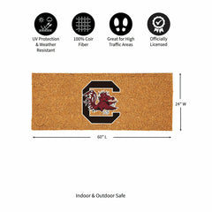 University of South Carolina Extra Large Full Color Coir Mat, 60"x24"