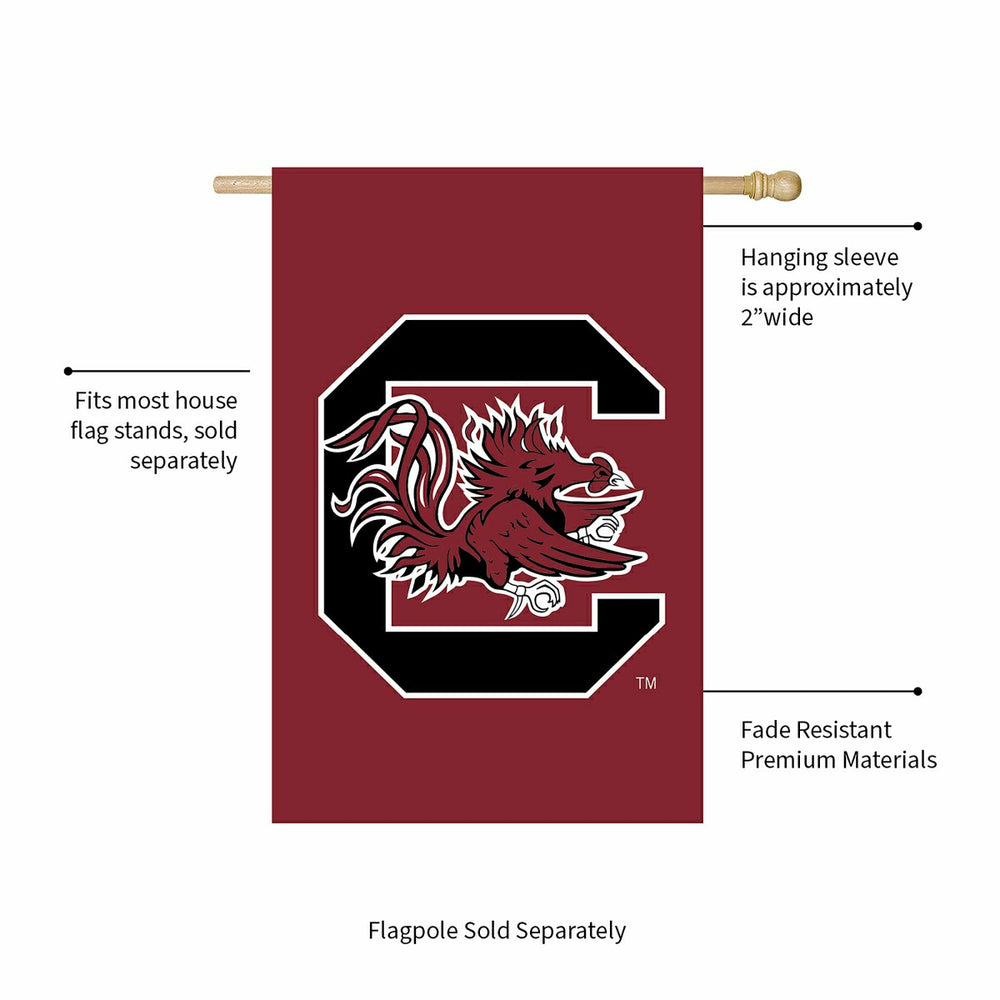 University of South Carolina Applique House Flag