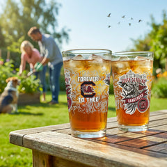 University of South Carolina 16oz Glass pint, Set of 2