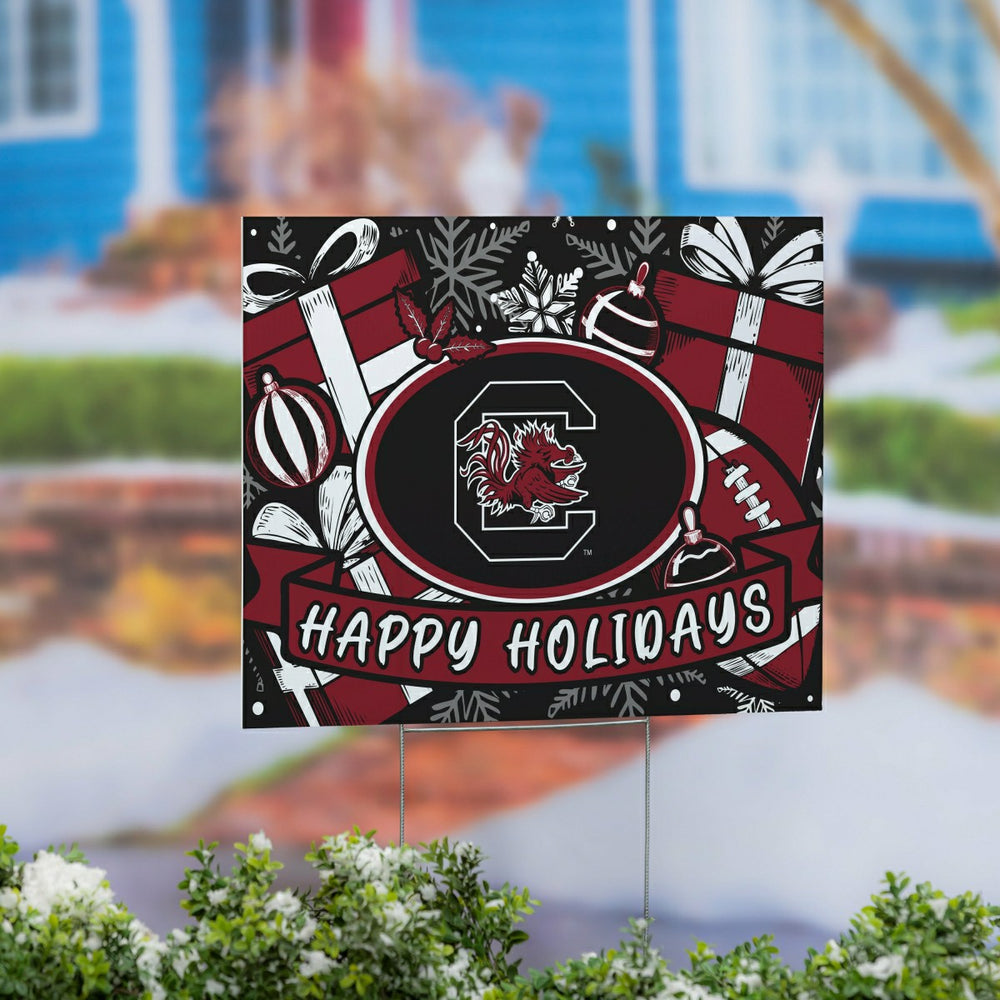 University of South Carolina Yard Sign, Holiday