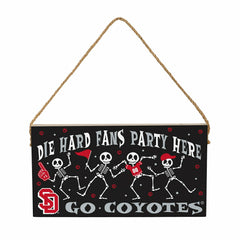 University of South Dakota Halloween Wood Wall Sign, 6x11