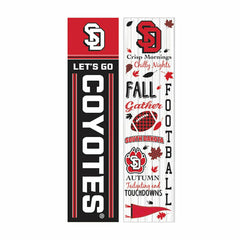 46" Double Sided Leaner, University of South Dakota, Fall Seasonal