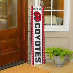 47" Double Sided Leaner, University of South Dakota, Christmas