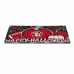 University of South Dakota Halloween PVC Mat, 28"x16"