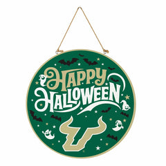 University of South Florida Halloween Round Door Décor with Hanging Ro