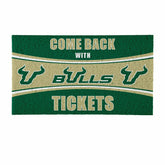 28" x 16" PVC Trapper Mat, Come Back with Tickets, University of South