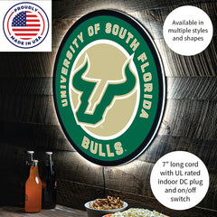 LED Wall Decor, Round, University of South Florida