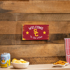 University of Southern California Wood Wall Sign, 6x11