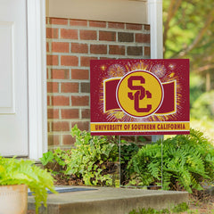 University of Southern California Yard Sign, Patriotic