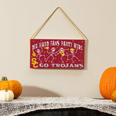 University of Southern California Halloween Wood Wall Sign, 6x11