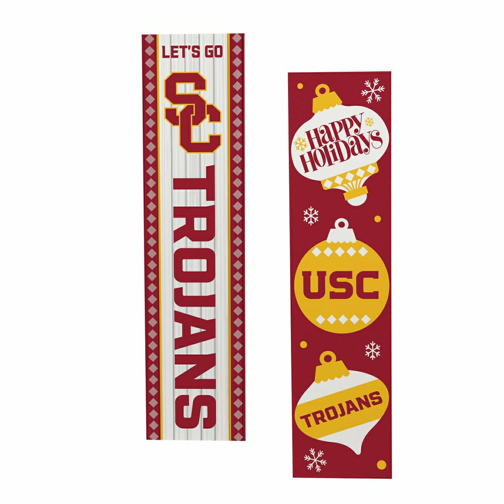 47" Double Sided Leaner, University of Southern California, Christmas