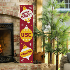 47" Double Sided Leaner, University of Southern California, Christmas