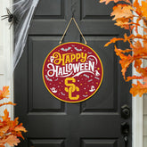 University of Southern California Halloween Round Door Décor with Hang