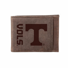 Front Pocket Wallet w/ RFID Blocking, University of Tennessee, Brown