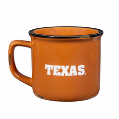 University of Texas Ceramic Camp Cup with Enamel Finish, 14oz