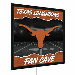University of Texas 23"H x 23"L LED Wall Decor, Edgelite, Square