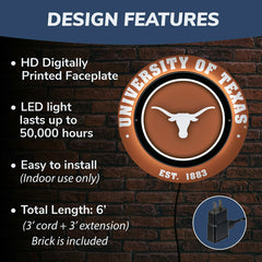 University of Texas, Metal Lite, Round