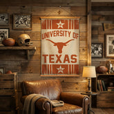 University of Texas, Canvas Wall Tapestry, Medium, 36x24