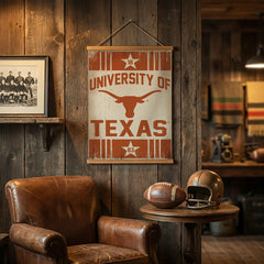 University of Texas, Canvas Wall Tapestry, Medium, 36x24