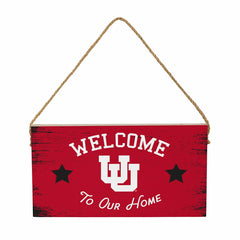 University of Utah Wood Wall Sign, 6x11
