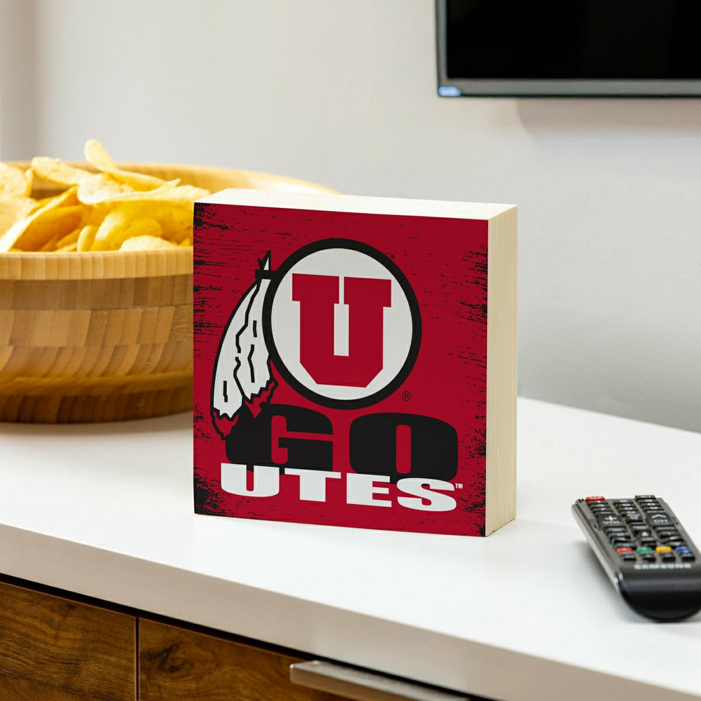 University of Utah Plock, Down Home Fans, 6x6