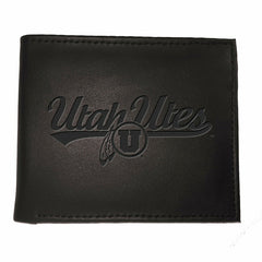 University of Utah, Bi-Fold Wallet, Black